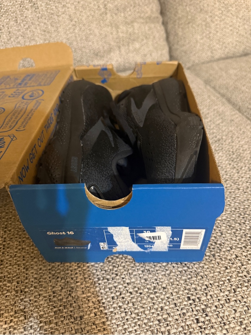 Brooks Ghost 16 Women's Black Running Shoes